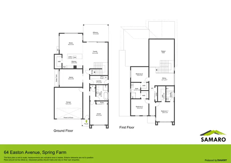 Floorplan of Homely house listing, 64 Easton Avenue, Spring Farm NSW 2570
