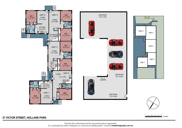 Floorplan of Homely block of units listing, 27 Victor Street, Holland Park QLD 4121