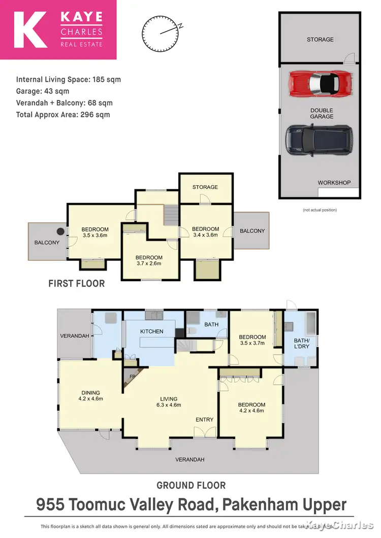 Floorplan of Homely rural property listing, 955 Toomuc Valley Road, Pakenham Upper VIC 3810