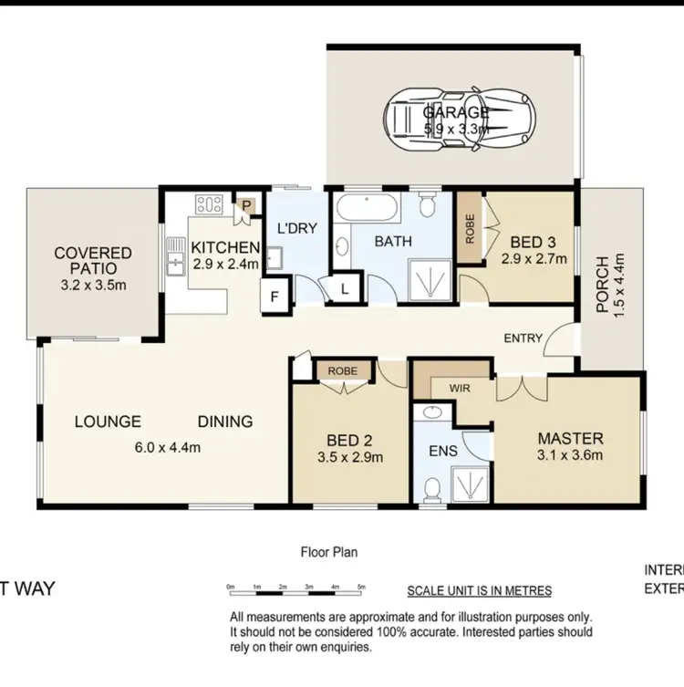 Floorplan of Homely house listing, 6 Clearpoint Way, Springfield Lakes QLD 4300