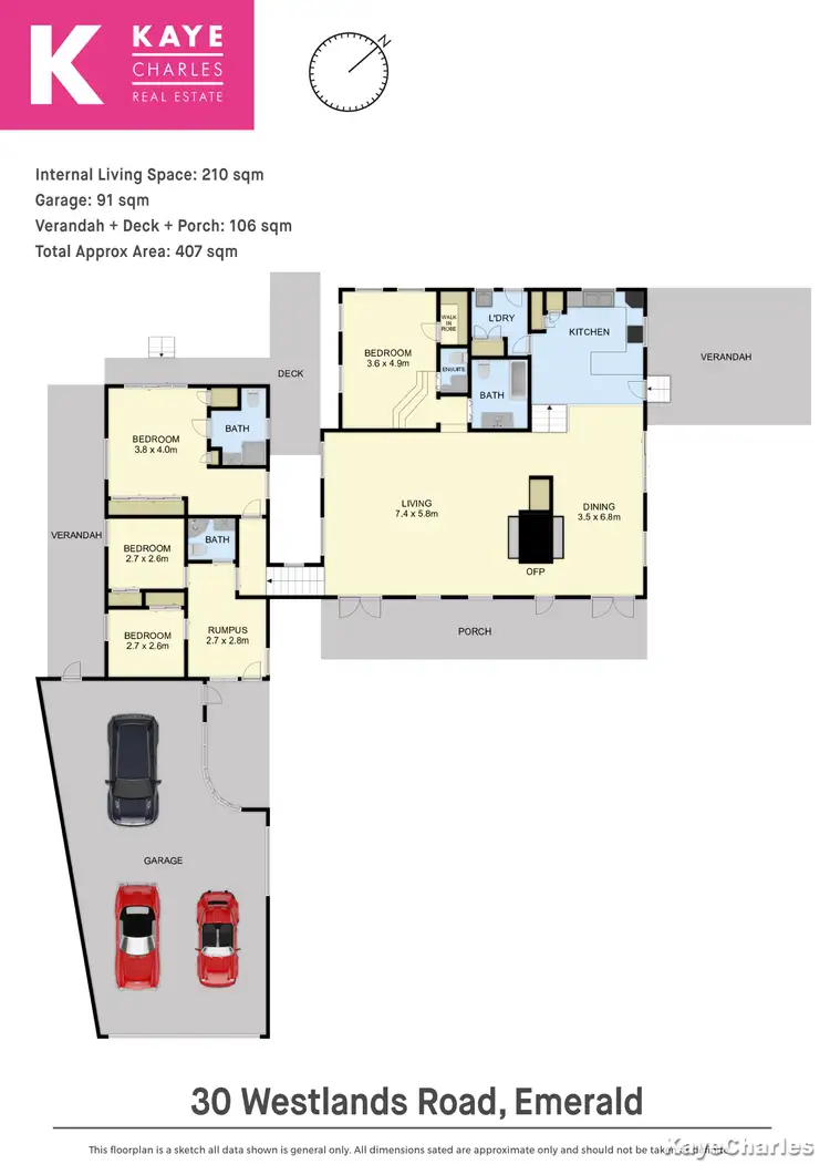 Floorplan of Homely house listing, 30 Westlands Road, Emerald VIC 3782