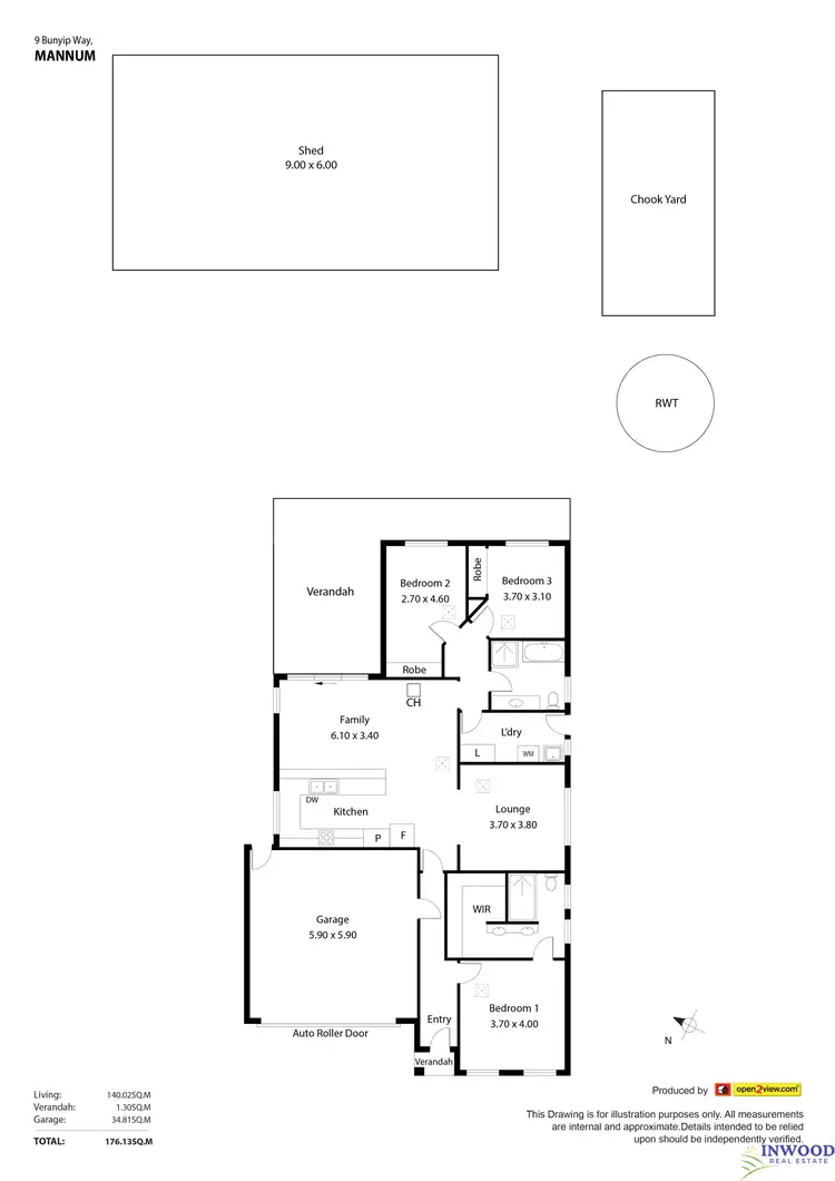 Floorplan of Homely house listing, 9 Bunyip Way, Mannum SA 5238