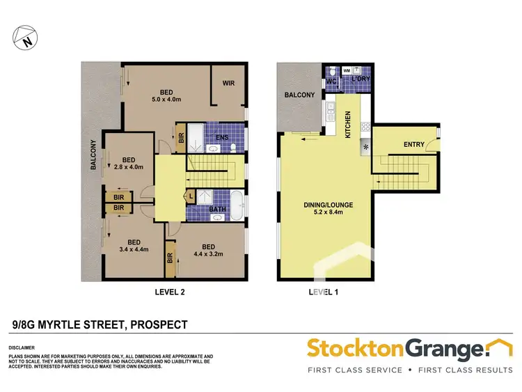 Floorplan of Homely townhouse listing, 9/8G Myrtle Street, Prospect NSW 2148