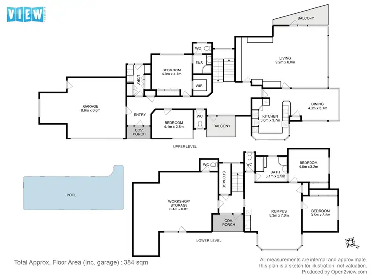 Floorplan of Homely house listing, 6 Pindos Drive, Tranmere TAS 7018