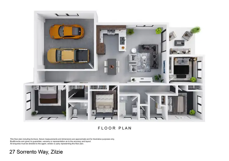 Floorplan of Homely house listing, 27 Sorrento Way, Zilzie QLD 4710