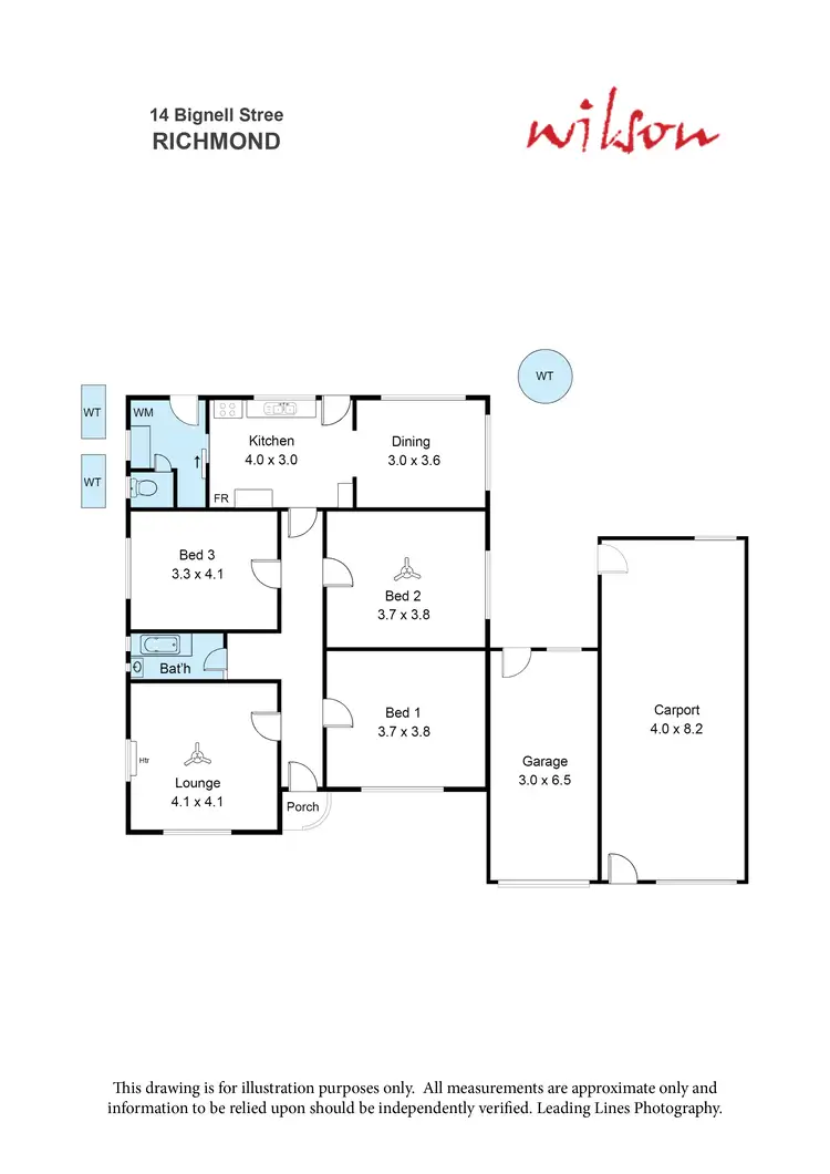 Floorplan of Homely house listing, 14 Bignell Street, Richmond SA 5033