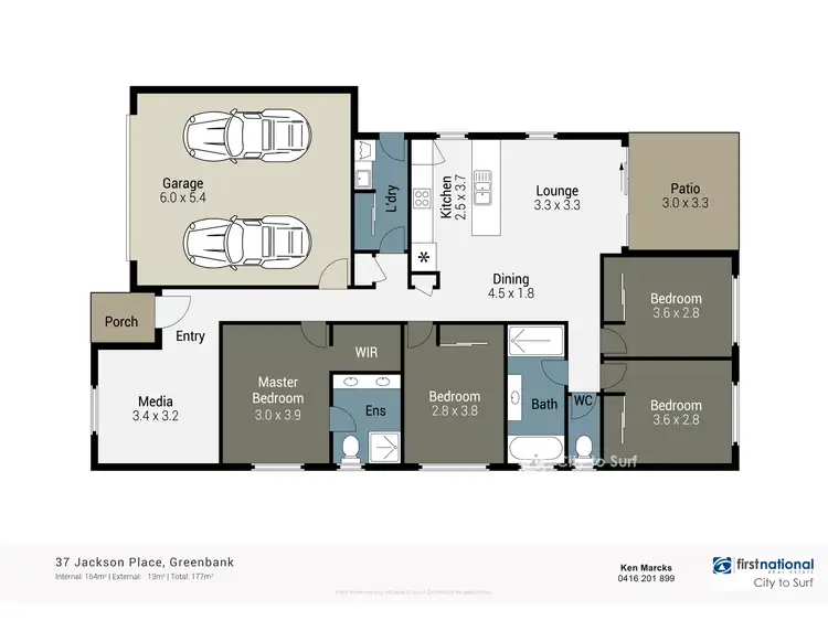 Floorplan of Homely house listing, 37 Jackson Place, Greenbank QLD 4124