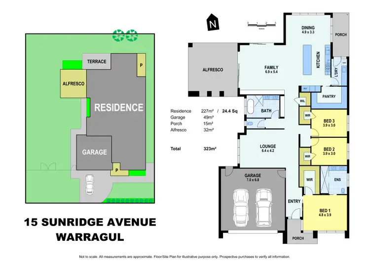 Floorplan of Homely house listing, 15 Sunridge Avenue, Warragul VIC 3820