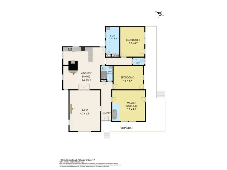 Floorplan of Homely rural property listing, 102 Mcleishs Road, Killingworth VIC 3717