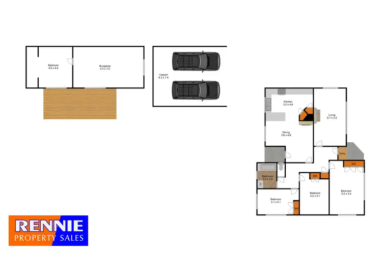 Floorplan of Homely house listing, 130 Helen Street, Morwell VIC 3840