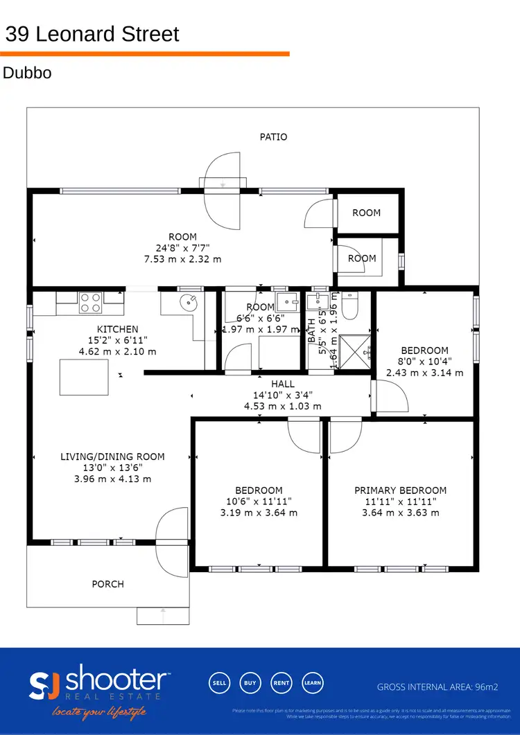 Floorplan of Homely house listing, 39 Leonard Street, Dubbo NSW 2830