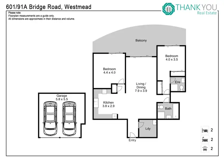 Floorplan of Homely apartment listing, 601/91A Bridge Road, Westmead NSW 2145