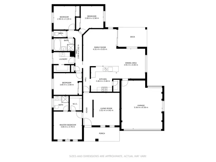 Floorplan of Homely house listing, 107 Forest Drive, Thurgoona NSW 2640
