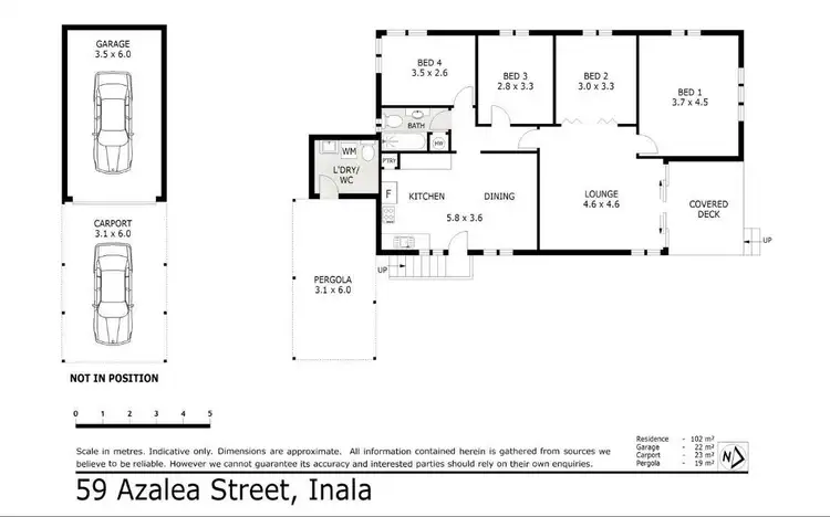 Floorplan of Homely house listing, 59 AZALEA STREET, Inala QLD 4077