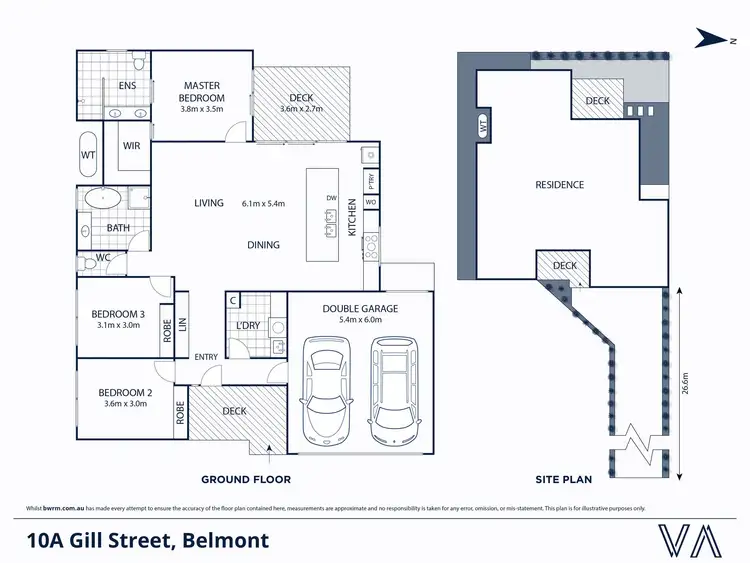 Floorplan of Homely unit listing, 10a Gill Street, Belmont VIC 3216
