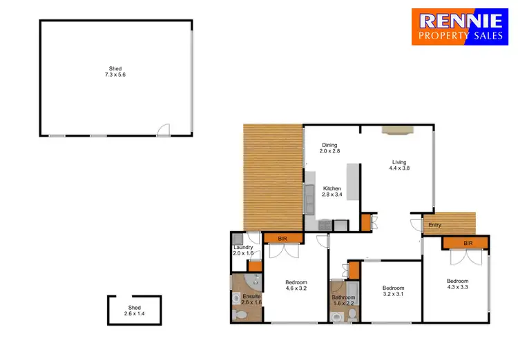 Floorplan of Homely house listing, 36 Junier Street, Morwell VIC 3840