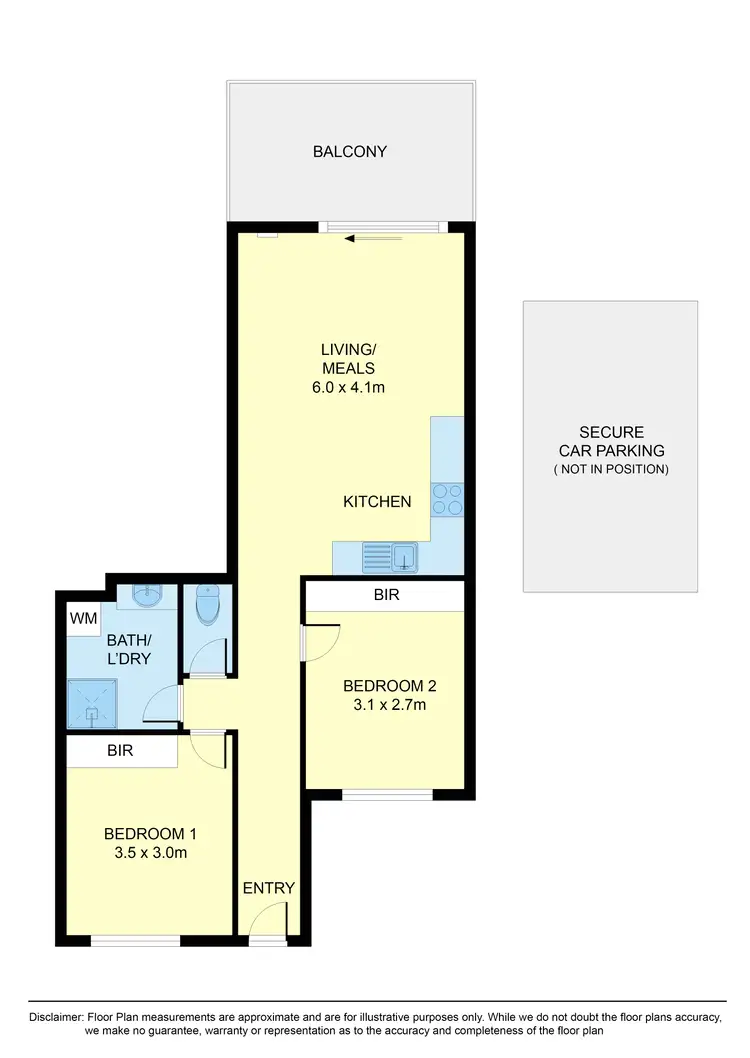 Floorplan of Homely apartment listing, 120/108-124 Union Street, Brunswick VIC 3056