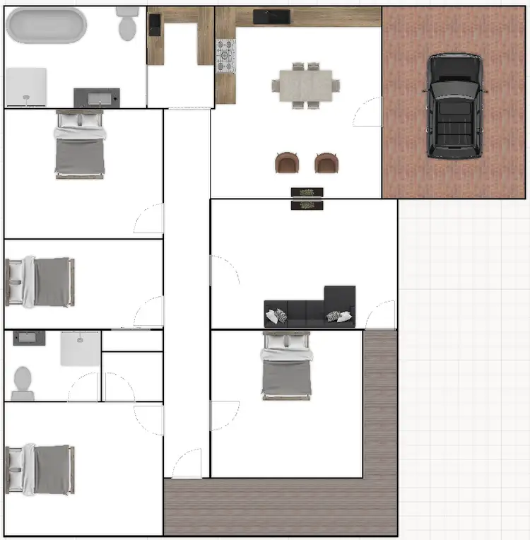 Floorplan of Homely house listing, 42 WOOD STREET, Beechworth VIC 3747