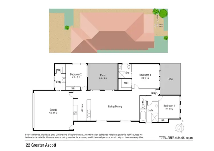Floorplan of Homely house listing, 22 Greater Ascot Avenue, Shaw QLD 4818
