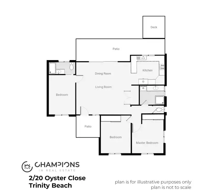 Floorplan of Homely house listing, 2/20 Oyster Court, Trinity Beach QLD 4879