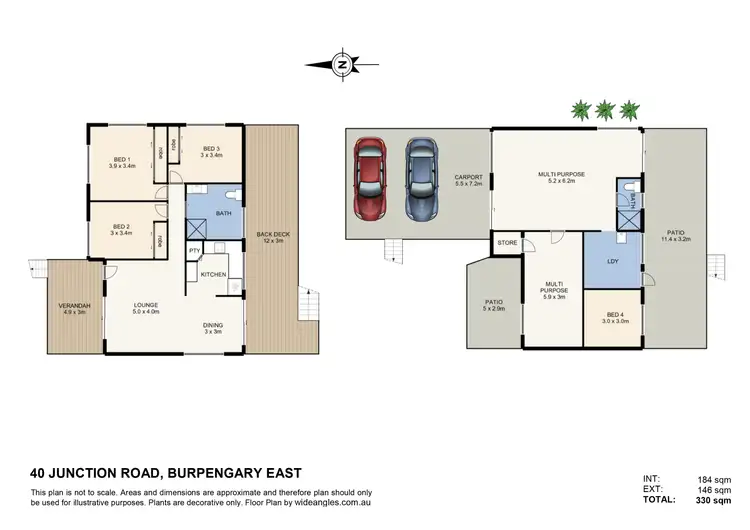 Floorplan of Homely house listing, 40 JUNCTION ROAD, Burpengary East QLD 4505