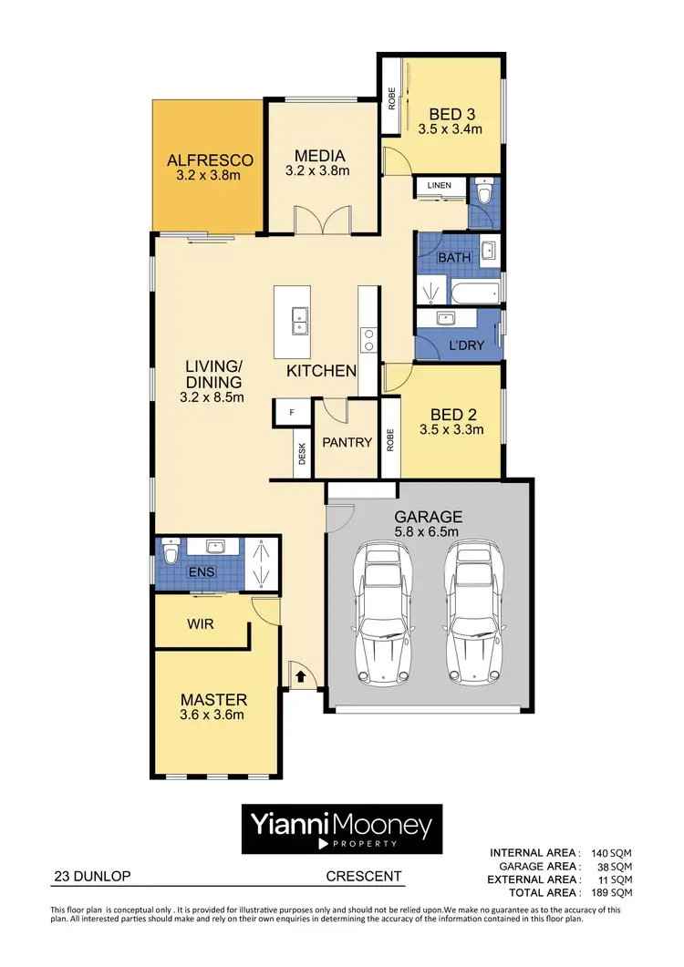 Floorplan of Homely house listing, 23 Dunlop Crescent, Baringa QLD 4551