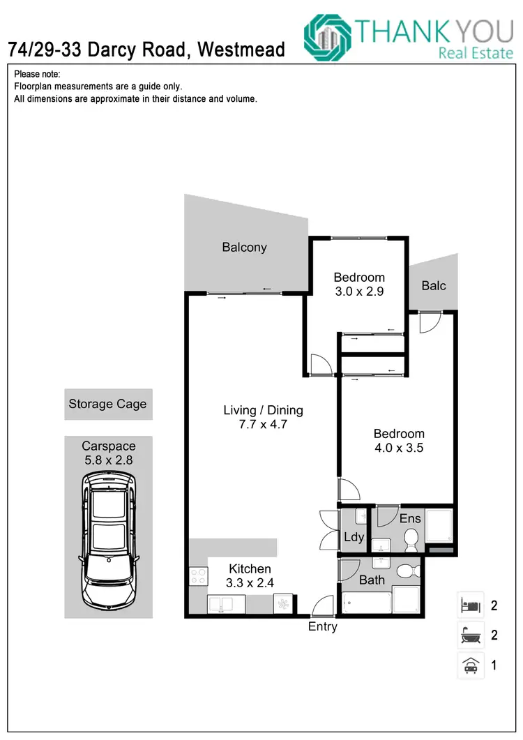 Floorplan of Homely apartment listing, 74/29-33 Darcy Road, Westmead NSW 2145