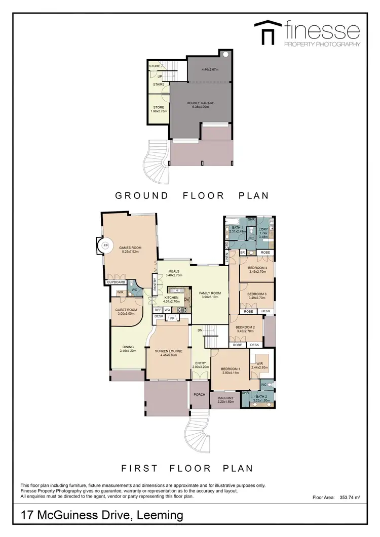 Floorplan of Homely house listing, 17 McGuiness Drive, Leeming WA 6149