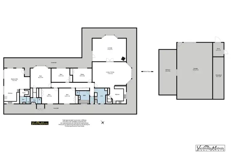 Floorplan of Homely house listing, 1 Somerset Drive, Yarrawonga VIC 3730