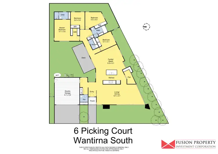 Floorplan of Homely house listing, 6 PICKING COURT, Wantirna South VIC 3152