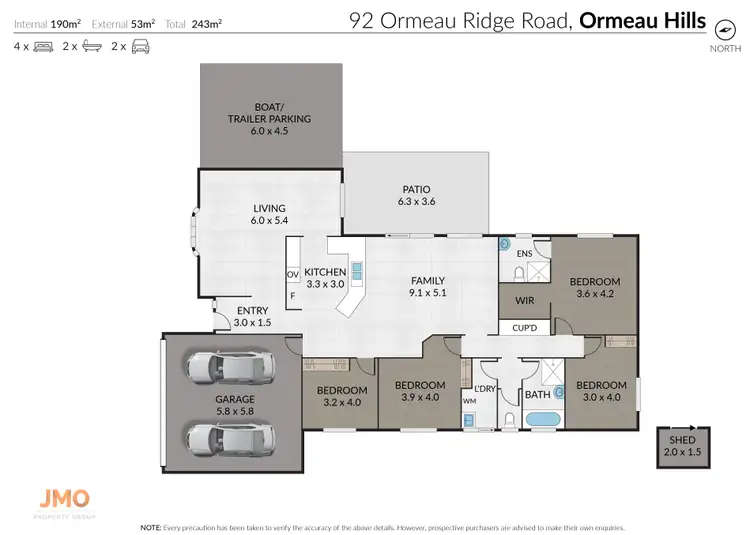 Floorplan of Homely house listing, 92 Ormeau Ridge Road, Ormeau Hills QLD 4208