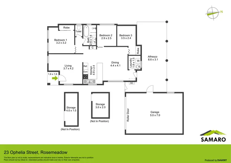 Floorplan of Homely house listing, 23 Ophelia Street, Rosemeadow NSW 2560