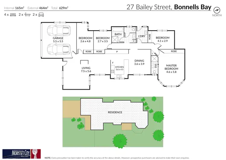 Floorplan of Homely house listing, 27 Bailey Street, Brightwaters NSW 2264