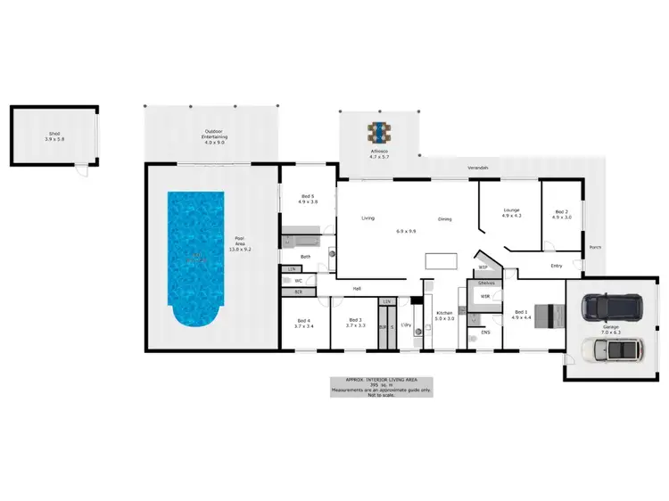 Floorplan of Homely house listing, 17 Anchorage Way, Yarrawonga VIC 3730