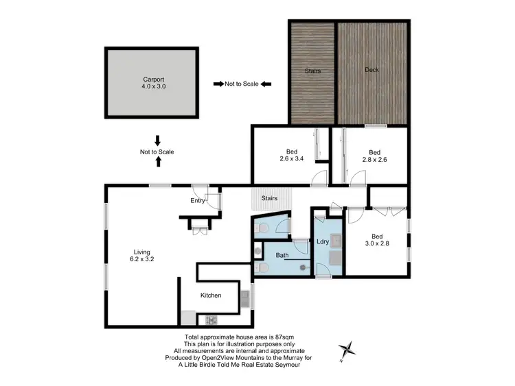 Floorplan of Homely house listing, 10 KITCHENER CRESCENT, Seymour VIC 3660