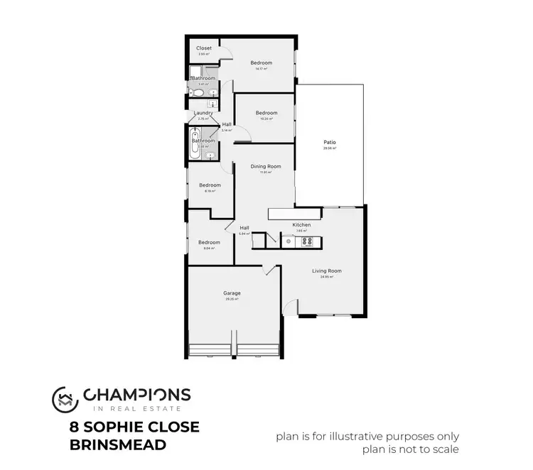 Floorplan of Homely house listing, 8 Sophie Close, Brinsmead QLD 4870