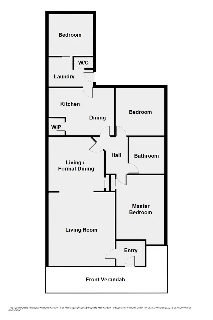 Floorplan of Homely house listing, 253 Scott Street, Warracknabeal VIC 3393