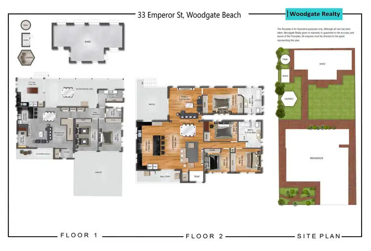 Floorplan of Homely house listing, 33 Emperor St, Woodgate QLD 4660