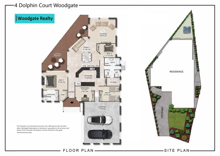 Floorplan of Homely house listing, 4 Dolphin Ct, Woodgate QLD 4660