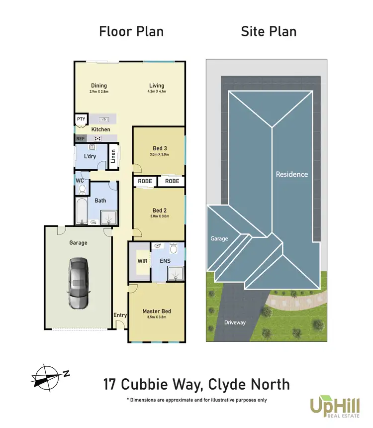 Floorplan of Homely house listing, 17 Cubbie Way, Clyde North VIC 3978