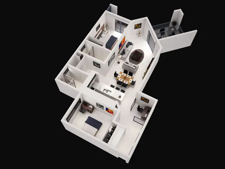 Floorplan of Homely unit listing, 306C/65 Progress Drive, Nightcliff NT 810