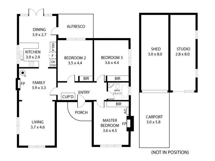 Floorplan of Homely house listing, 100 Highett Street, Mansfield VIC 3722