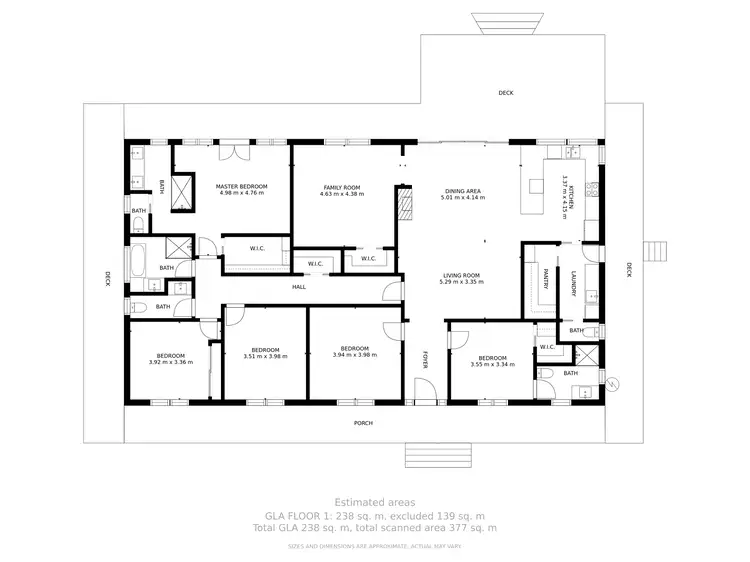 Floorplan of Homely house listing, 177 REILLYS ROAD, Yarrawonga VIC 3730