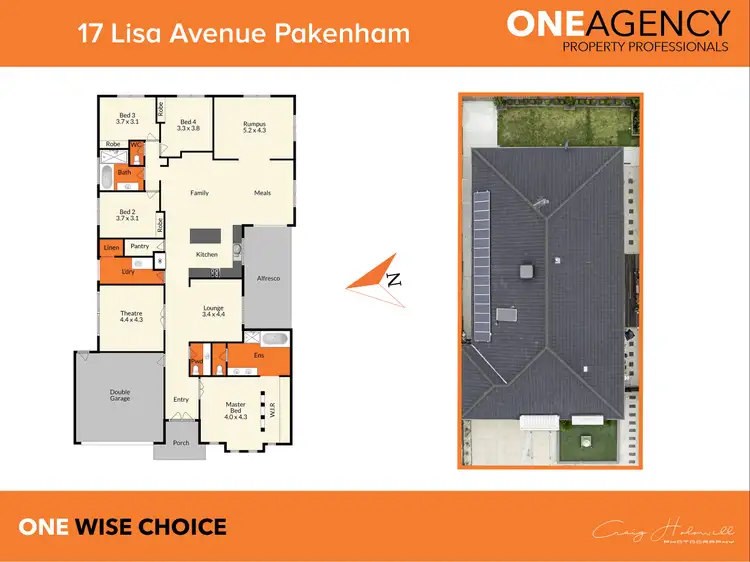 Floorplan of Homely house listing, 17 Lisa Avenue, Pakenham VIC 3810