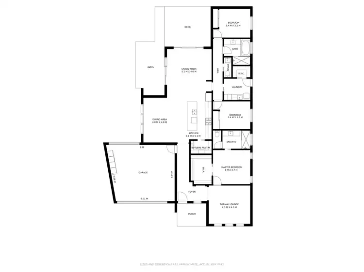 Floorplan of Homely house listing, 105 ZORRO DRIVE, Yarrawonga VIC 3730
