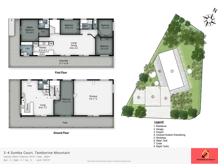 Floorplan of Homely house listing, 2-4 Sumba Court, Tamborine Mountain QLD 4272