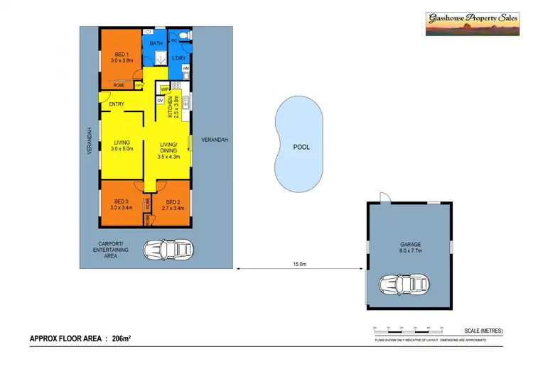 Floorplan of Homely house listing, 16 Heritage Drive, Glass House Mountains QLD 4518