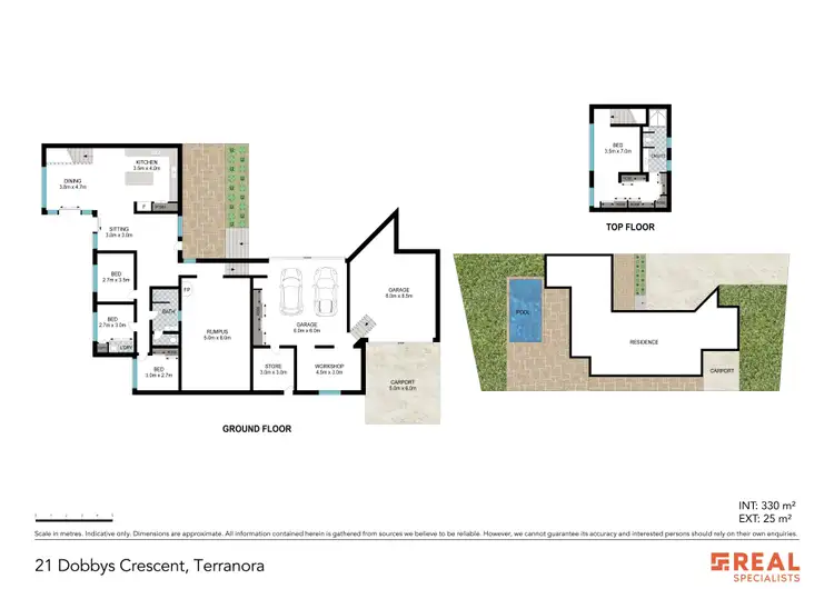 Floorplan of Homely house listing, 21 Dobbys Crescent, Terranora NSW 2486
