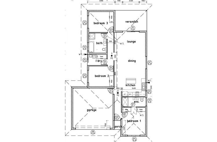 Floorplan of Homely house listing, 8 Brook Circuit, Zuccoli NT 832