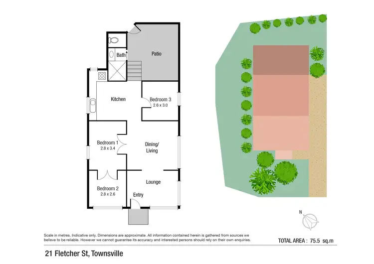 Floorplan of Homely house listing, 21 Fletcher Street, Townsville City QLD 4810